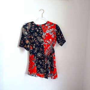 Brand- Zara, Size- XS, Color- orange/ multicolor